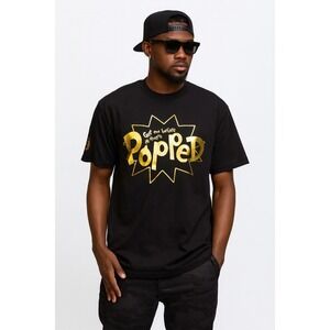 Get Em Before They're‎ Popped Day 1 Gold Foiled Tee Mens Size L